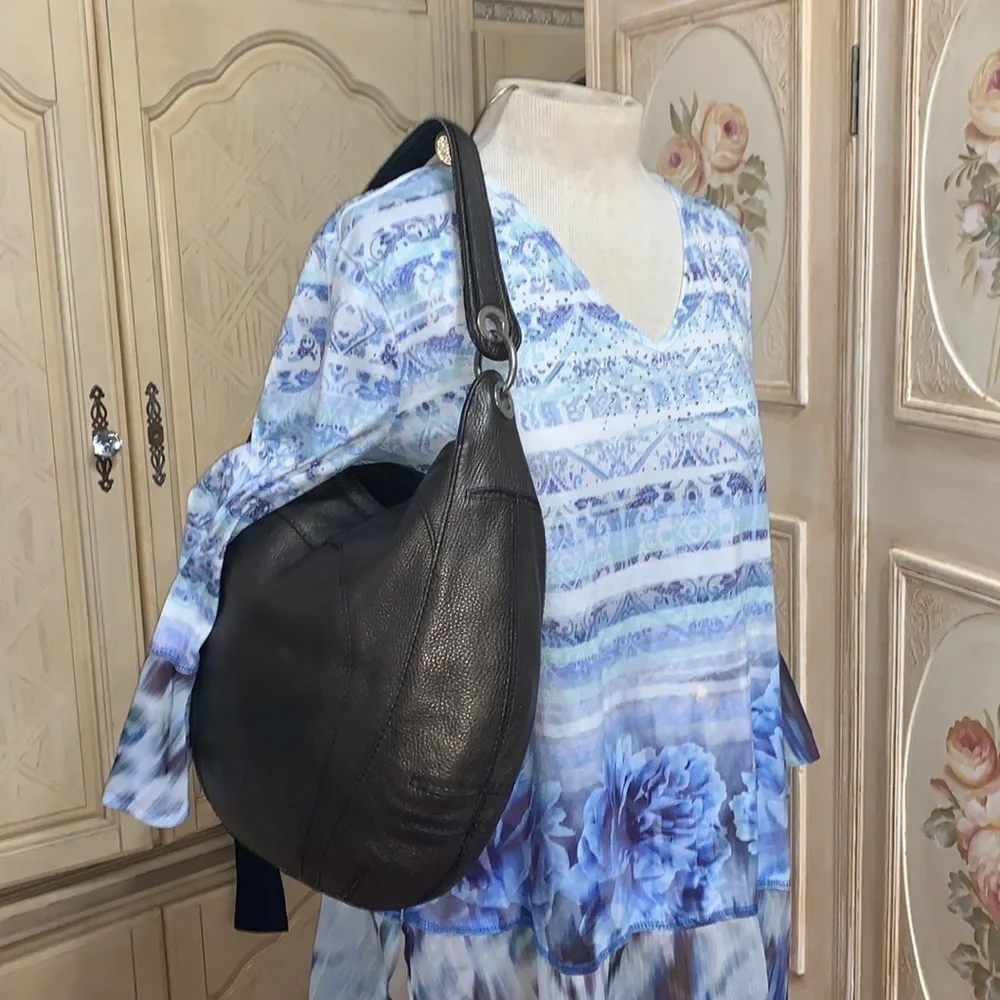 Banana republic bronze, gunmetal, gold hobo